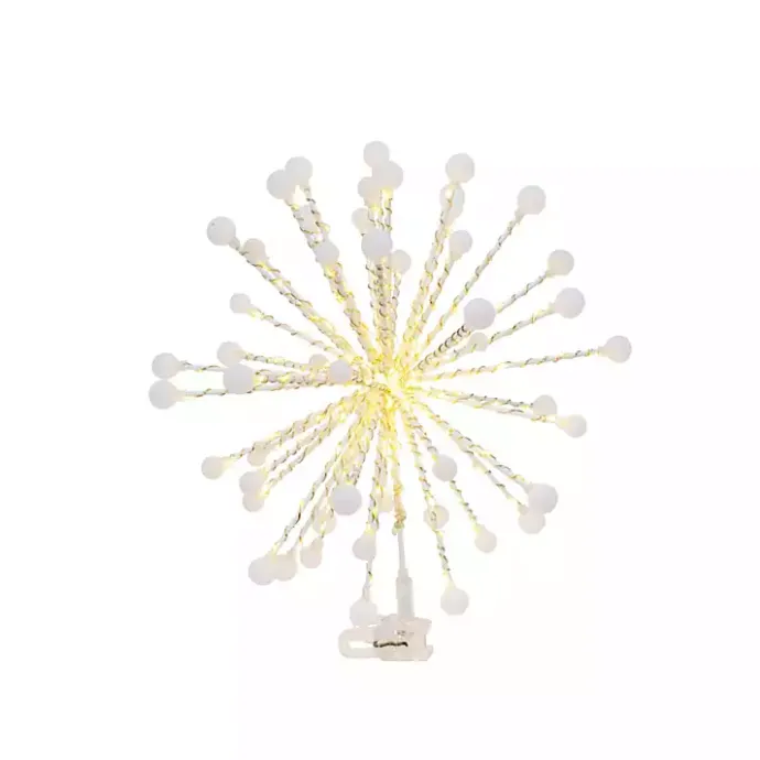 Sale Kirklands Home Gold Starburst Snowflake LED Tree Topper