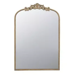 Sale Kirklands Home Gold Studded Scroll Arched Mirror, 36 in.
