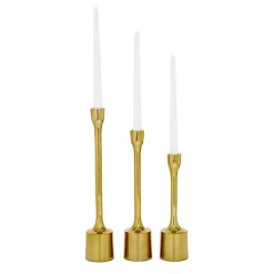 Online Kirklands Home Taper Candle Holders, Set of 3 Gold