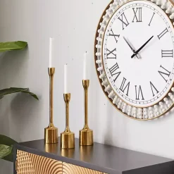 Online Kirklands Home Taper Candle Holders, Set of 3 Gold