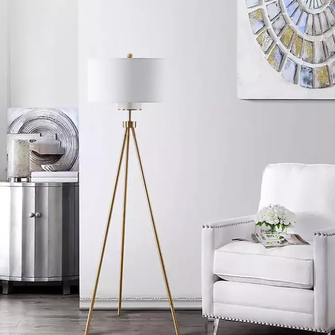 Online Kirklands Home Tripod Modern Floor Lamp Gold