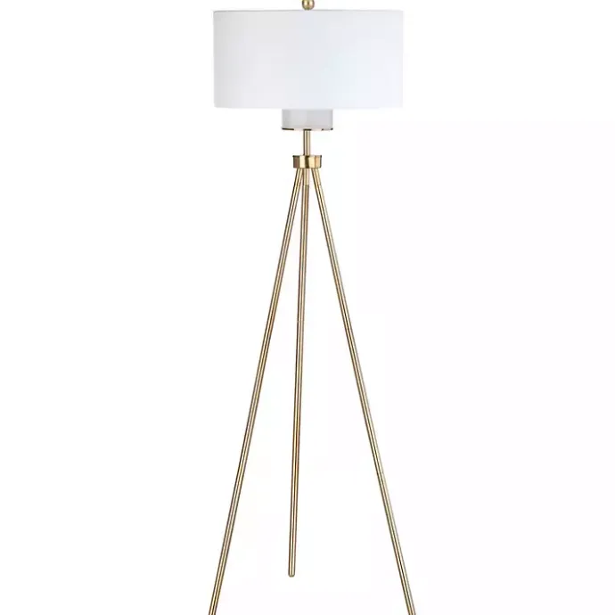Online Kirklands Home Tripod Modern Floor Lamp Gold