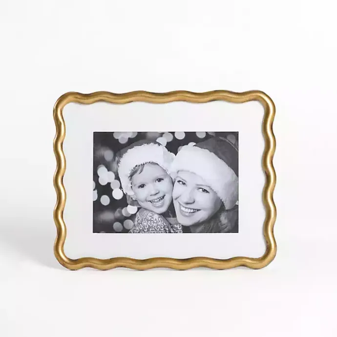 Sale Kirklands Home Gold Wavy Picture Frame, 5x7