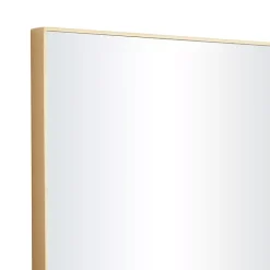 Sale Kirklands Home Gold Wood Rectangular Wall Mirror, 24x40 in.
