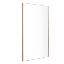Sale Kirklands Home Gold Wood Rectangular Wall Mirror, 24x40 in.