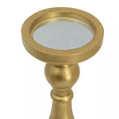 Online Kirklands Home Wood Spindle Taper Candle Holders, Set of 5 Gold