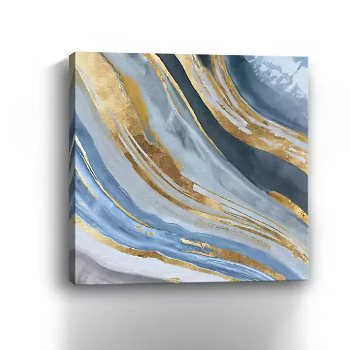 New Kirklands Home Golden Agate II Giclee Canvas Art Print, 40x40 in.