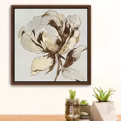 Best Kirklands Home Golden Blossom II Framed Canvas Art Print