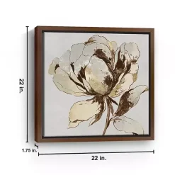 Best Kirklands Home Golden Blossom II Framed Canvas Art Print