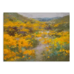 Online Kirklands Home Golden Explosion Canvas Art Print