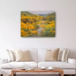 Online Kirklands Home Golden Explosion Canvas Art Print