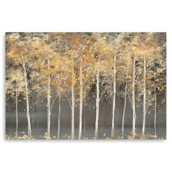 Clearance Kirklands Home Golden Forest Light Giclee Canvas Art Print