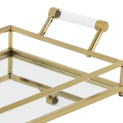 Hot Kirklands Home en Glammed Mirror Decorative Tray Gold