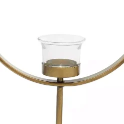 Kirklands Home Golden Halo 2-pc. Candle Holder Set