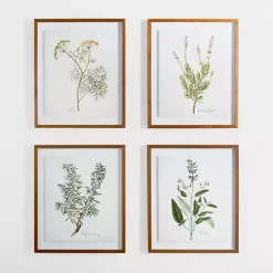 Best Kirklands Home Golden Leaves Herbs Rosemary Framed Art Print