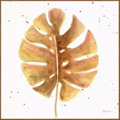 Outlet Kirklands Home Golden Palm Framed Canvas Art Print