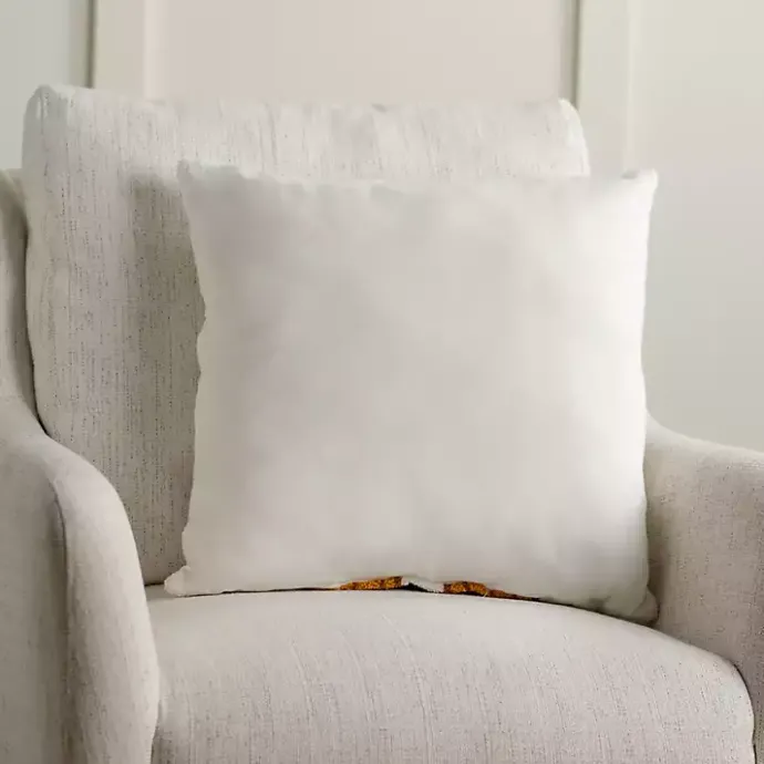 Discount Kirklands Home Golden Retriever with Santa Hat Christmas Pillow