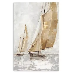 New Kirklands Home Golden Sails Canvas Art Print