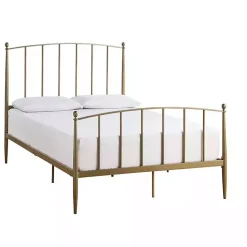 Online Kirklands Home en Sun Modern Arch Full Bed Frame Gold