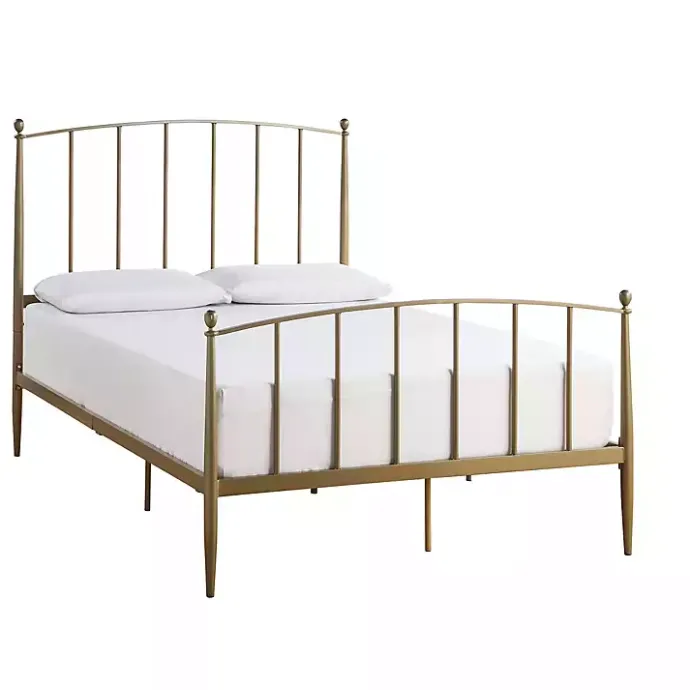 Online Kirklands Home en Sun Modern Arch Full Bed Frame Gold