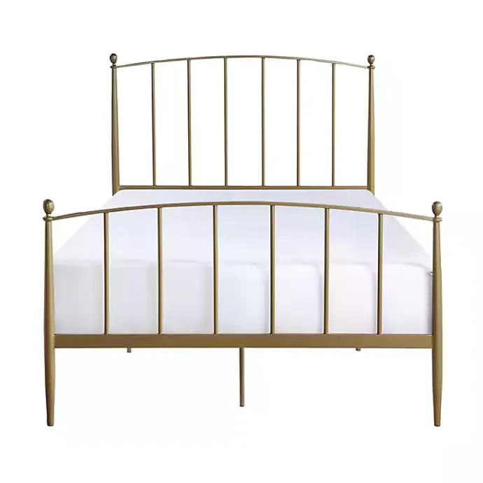 Online Kirklands Home en Sun Modern Arch Full Bed Frame Gold