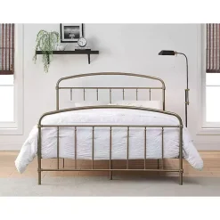 Hot Kirklands Home en Sun Vintage Arch Queen Bed Frame Gold
