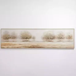 Online Kirklands Home Golden Trees Framed Canvas Art Print