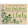 New Kirklands Home Good Friends are Lucky to Have Wood Wall Plaque