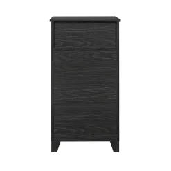 New Kirklands Home Graphite Double Door Reeves Cabinet Black