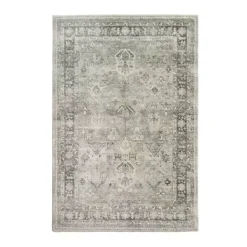 Sale Kirklands Home Graphite Rosette Area Rug, 7x9 Gray