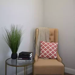 Best Kirklands Home Grass Arrangement in Black Ribbed Pot