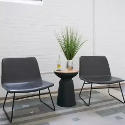 Best Kirklands Home Grass Arrangement in Crackled Silver Pot