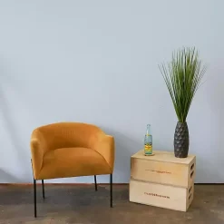 Outlet Kirklands Home Grass Arrangement in Gunmetal Honeycomb Pot