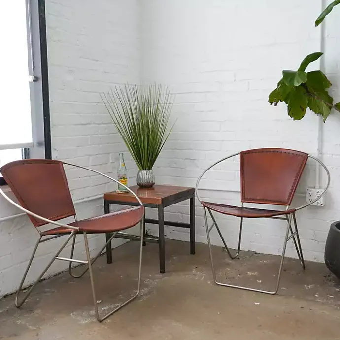 Clearance Kirklands Home Grass Arrangement in Silver Ribbed Pot