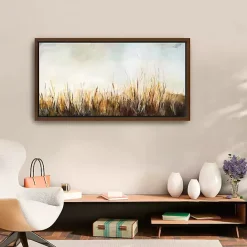 Outlet Kirklands Home Grass in the Breeze Framed Canvas Art Print