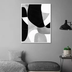 Outlet Kirklands Home Gravity Abstract Framed Canvas Art Print