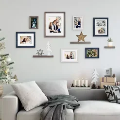 Best Kirklands Home Gray & Navy 10-pc. Gallery Wall Frame & Shelf Set
