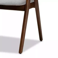 Outlet Kirklands Home & Walnut Danton Dining Chairs, Set of 2 Gray