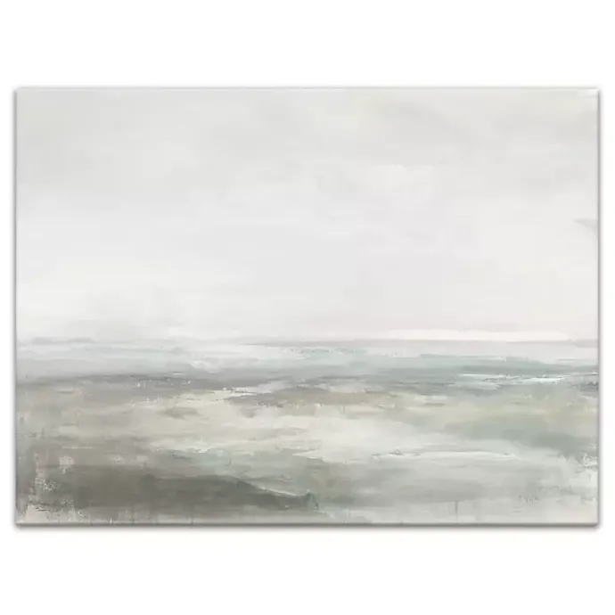 Discount Kirklands Home Abstract Seascape Canvas Art Print Gray