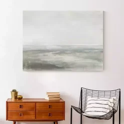 Discount Kirklands Home Abstract Seascape Canvas Art Print Gray