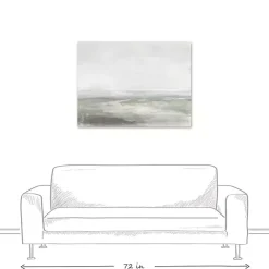 Discount Kirklands Home Abstract Seascape Canvas Art Print Gray