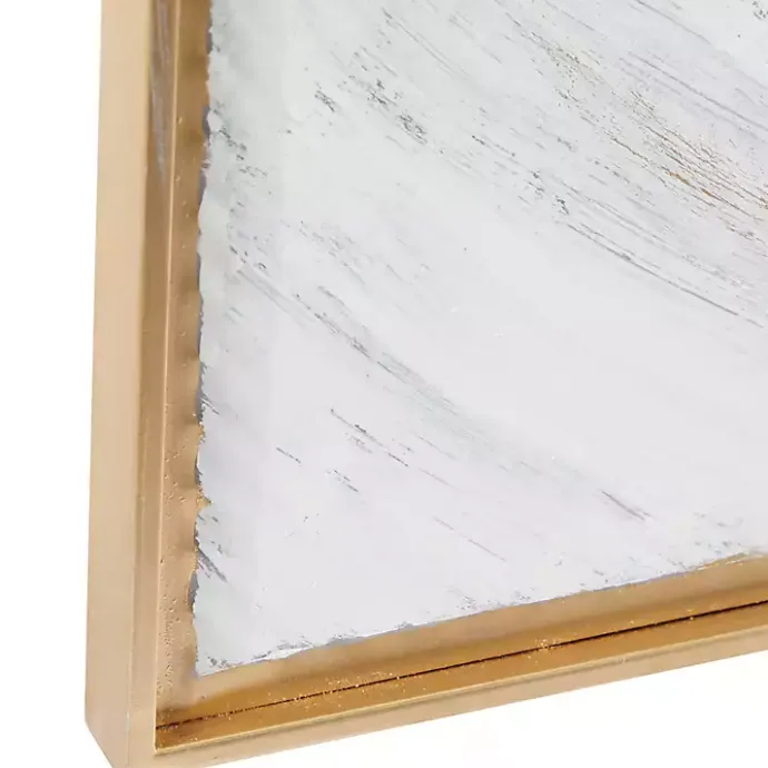 Kirklands Home Gray Abstract Swirl Metal Wall Plaque