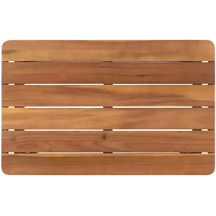 Clearance Kirklands Home Acacia Wood 4-pc. Outdoor Living Set Gray