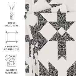 Hot Kirklands Home Gray Adobe Diamond 2-pc. Twin Duvet Cover Set