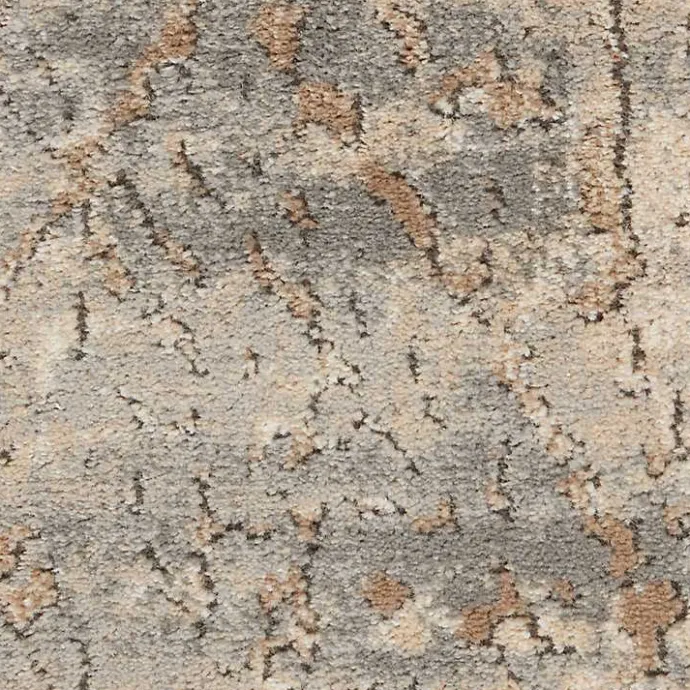 Sale Kirklands Home Gray and Beige Tally Textured Area Rug, 7x9