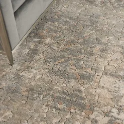 Sale Kirklands Home Gray and Beige Tally Textured Area Rug, 7x9