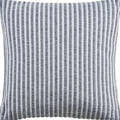 Outlet Kirklands Home Gray and Cream Striped Pillow, 22 in.