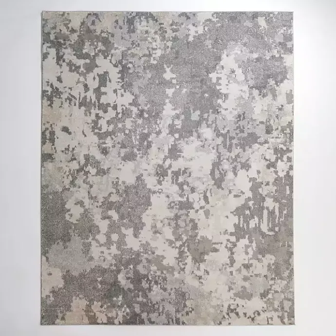 Best Kirklands Home Gray and Cream Wray Modern Area Rug, 7x10