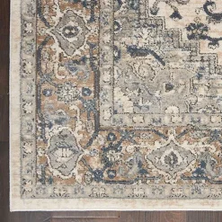 Best Kirklands Home and Ivory Nadia Medallion Area Rug, 4x6 Gray