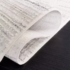 Sale Kirklands Home Gray and Ivory Whisper Striated Runner, 2x8